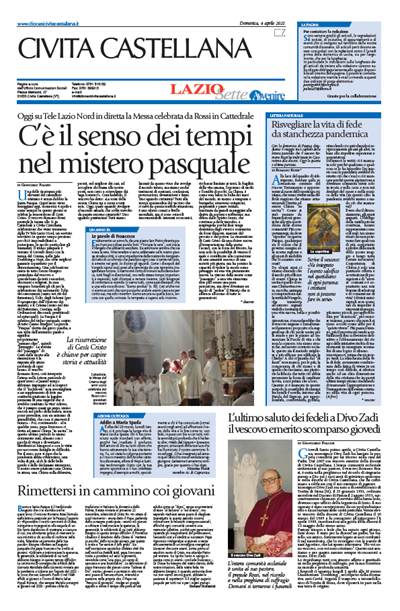 Avvenire - pagina diocesana del 04/04/2021